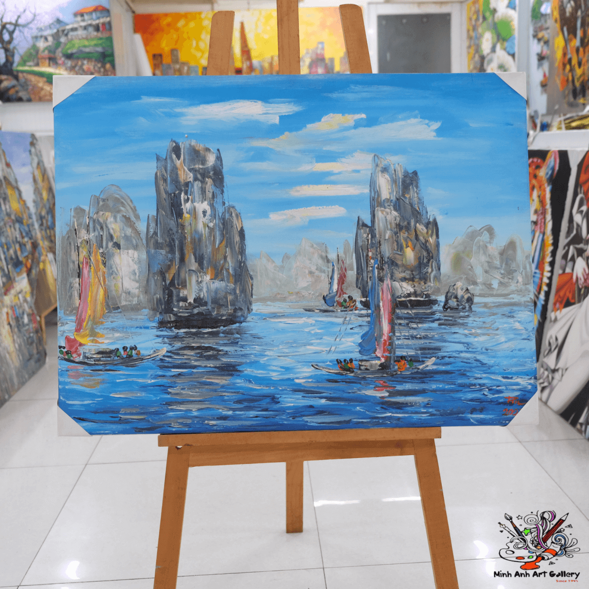 Ha Long Bay painting