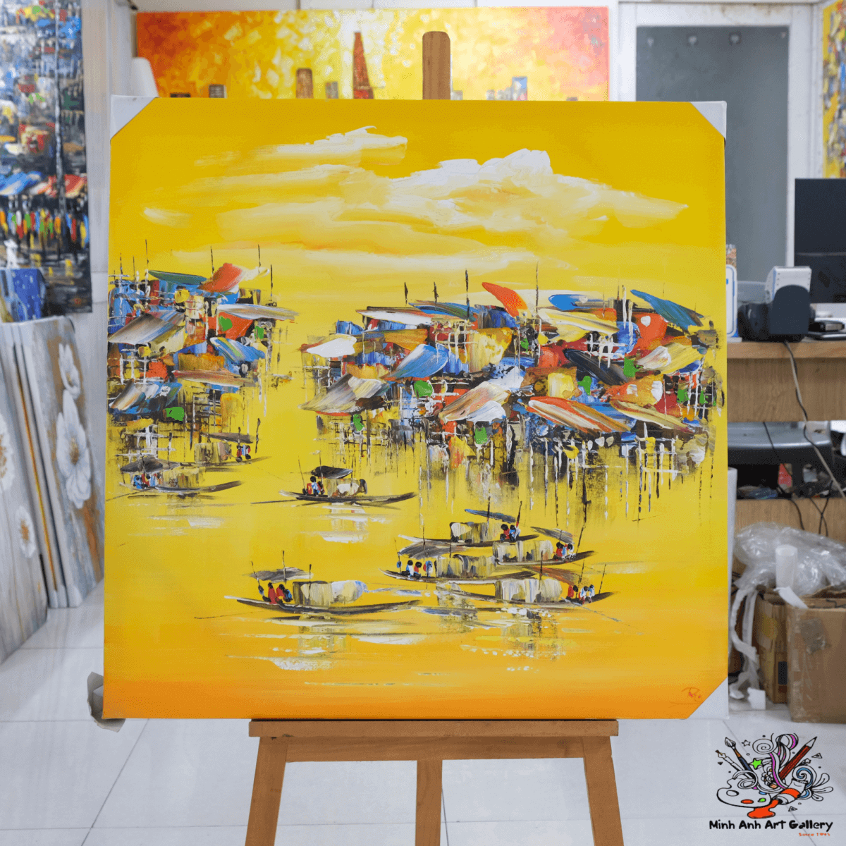 Mekong delta painting