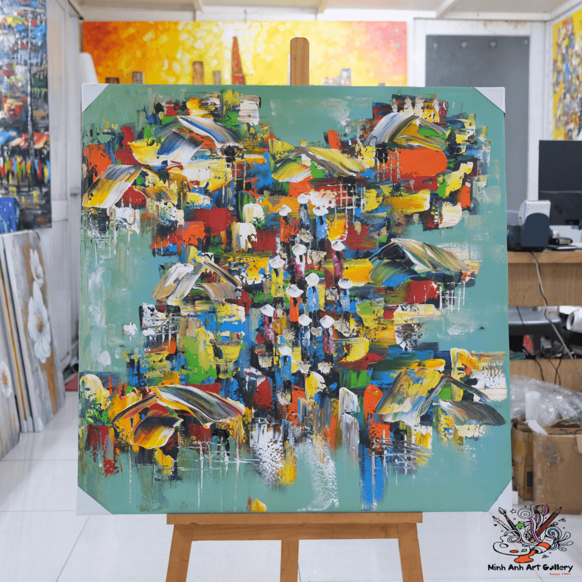 Mekong delta painting