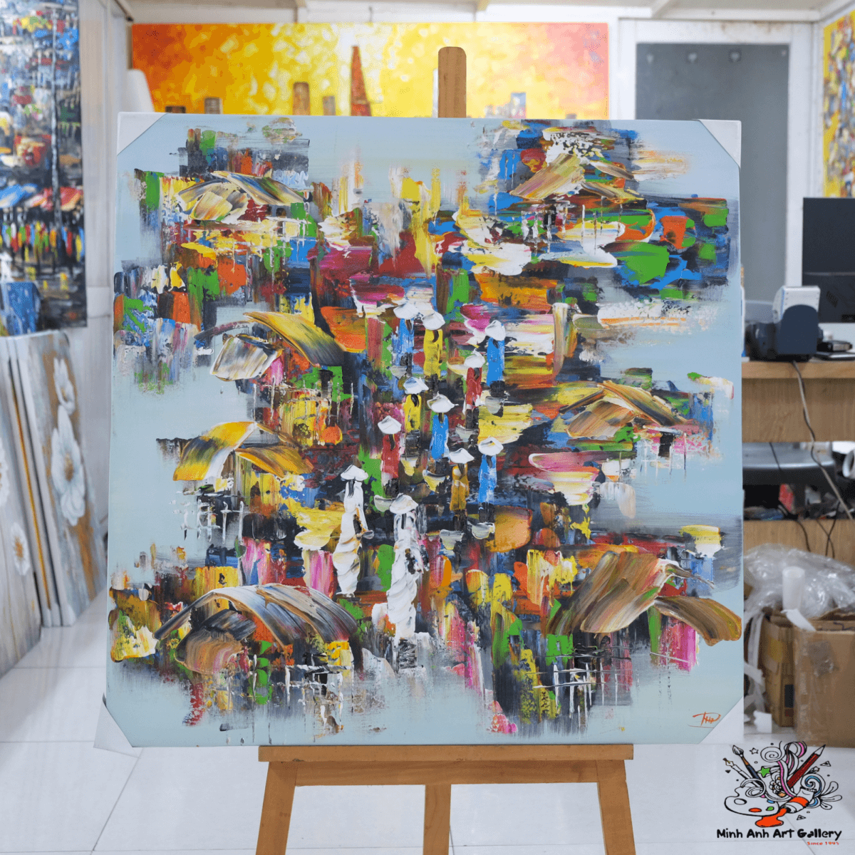 Mekong delta painting