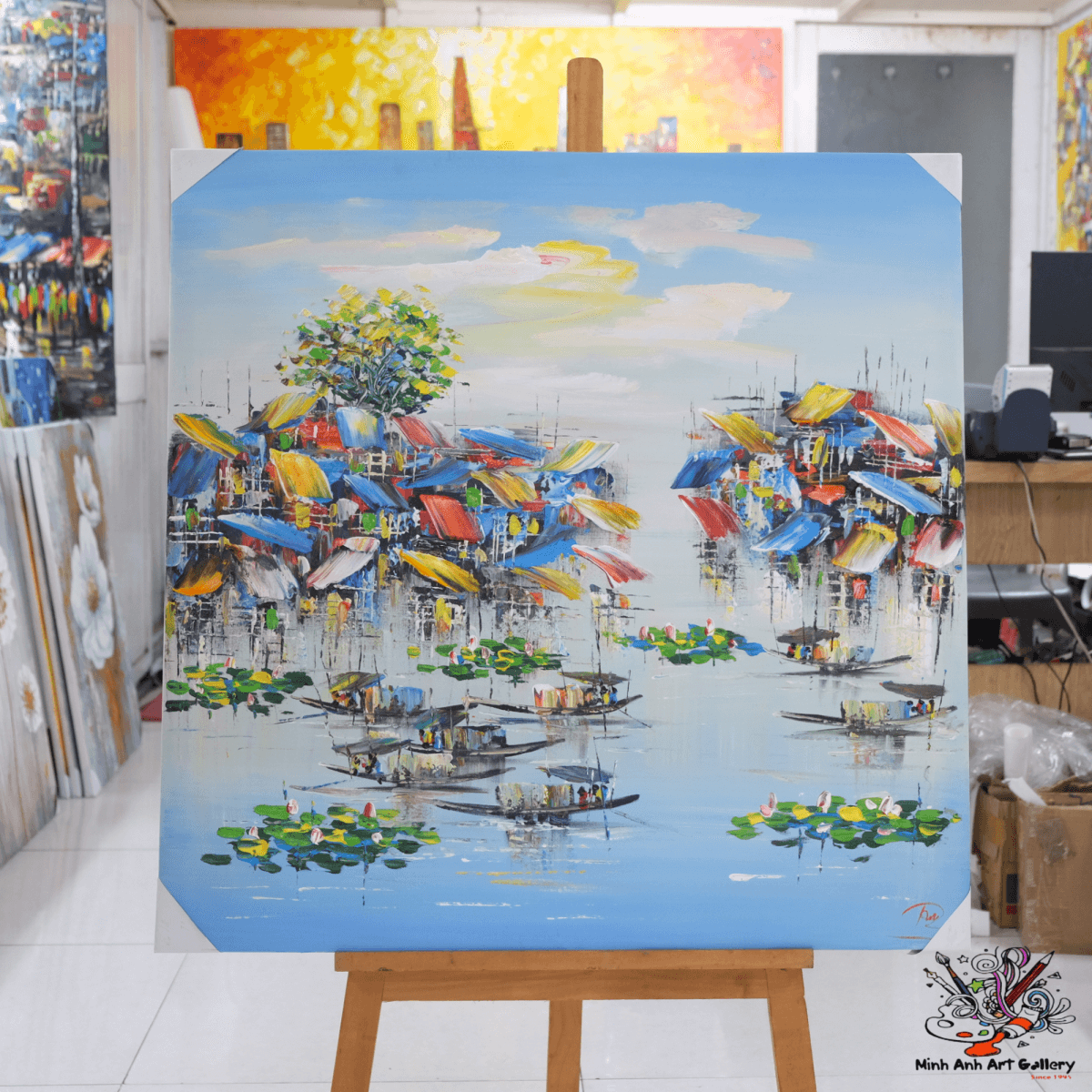 Mekong delta painting
