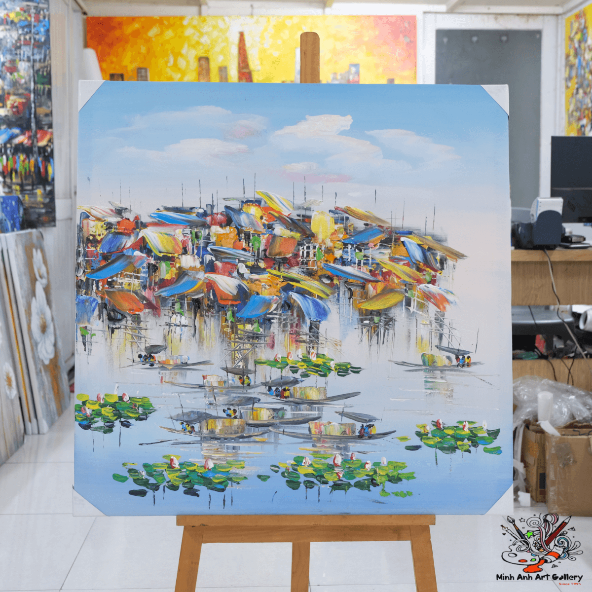Mekong delta painting