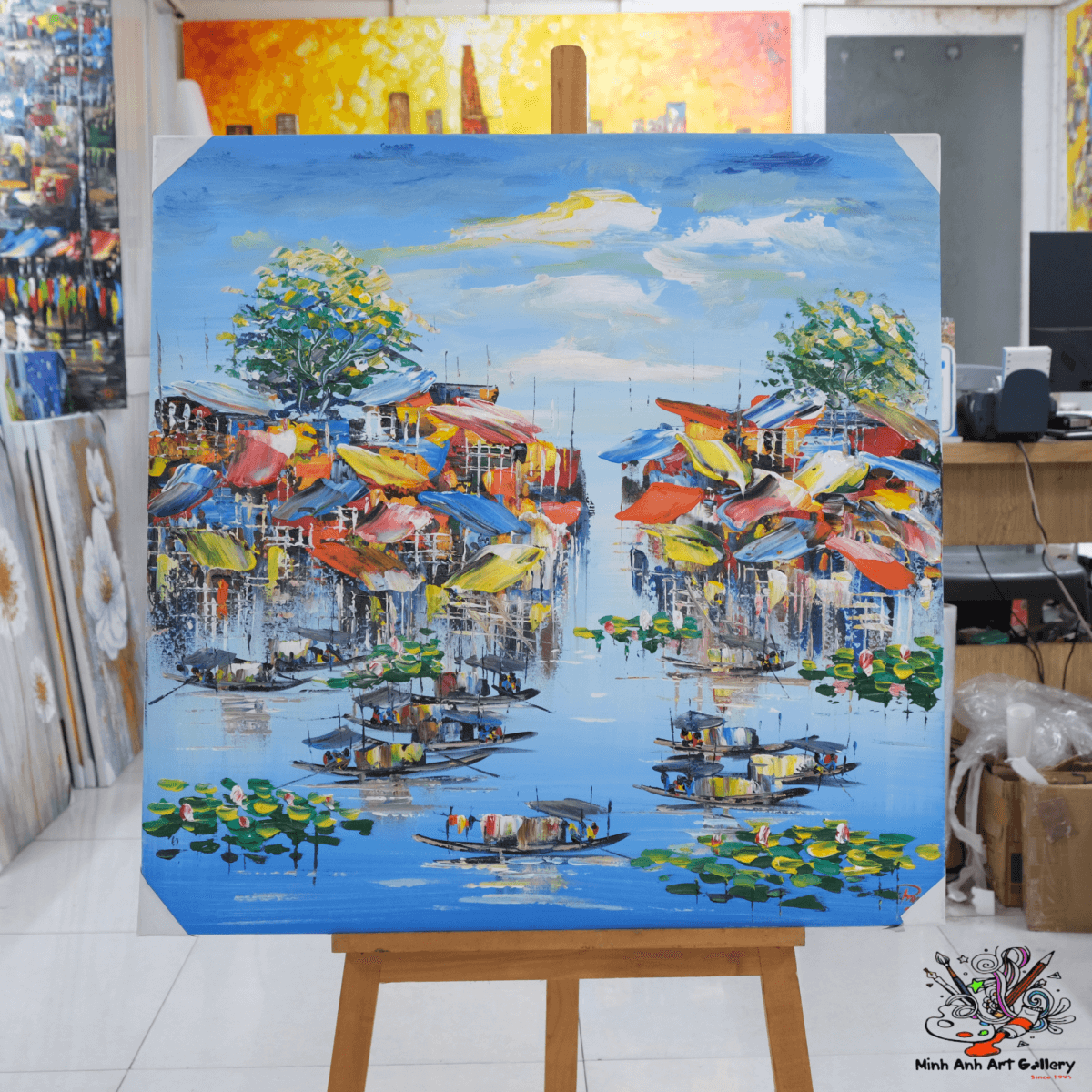 Mekong delta painting