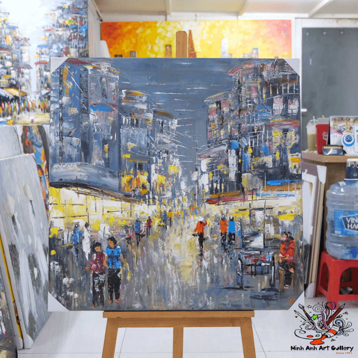 Vietnam city landscape painting
