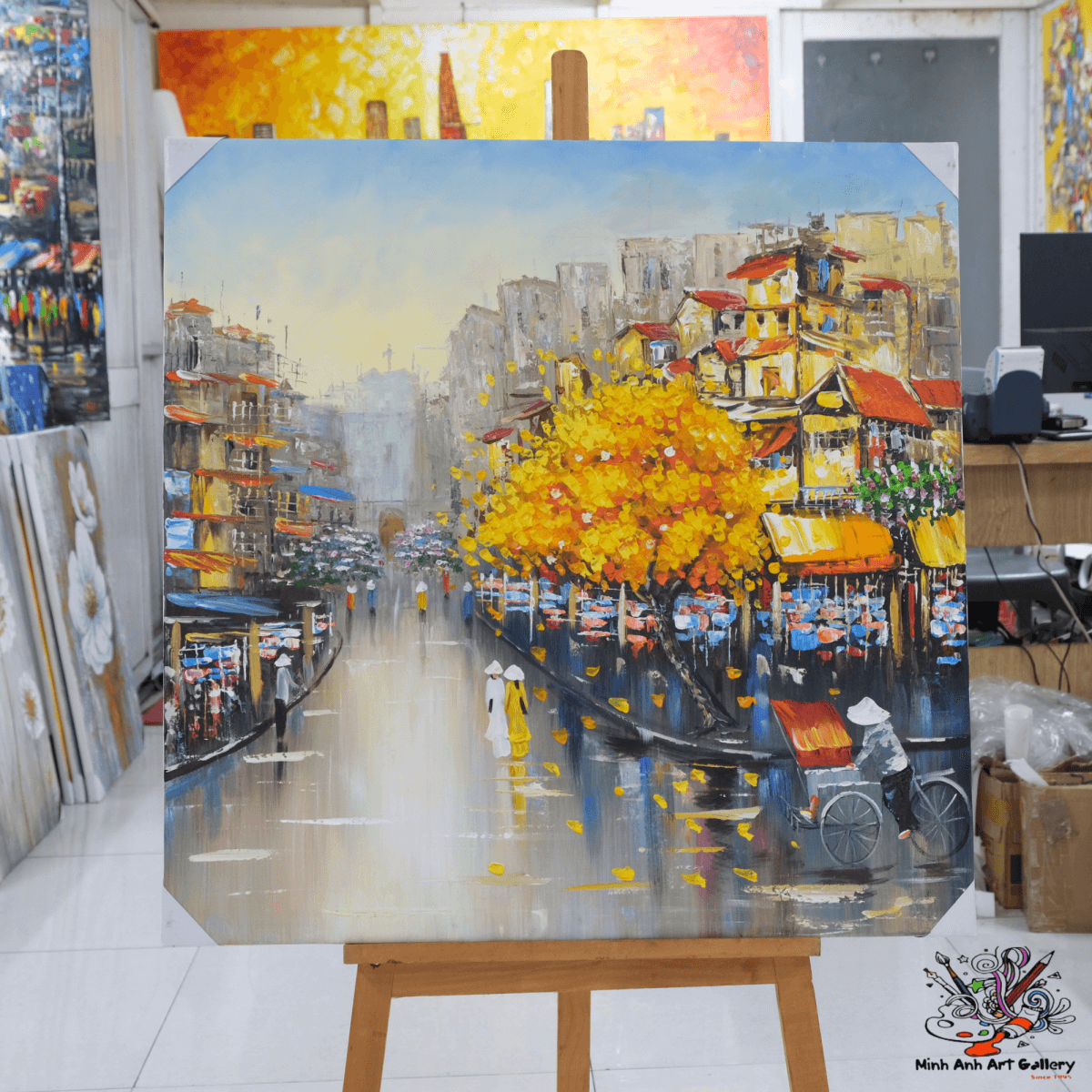 Vietnam village painting