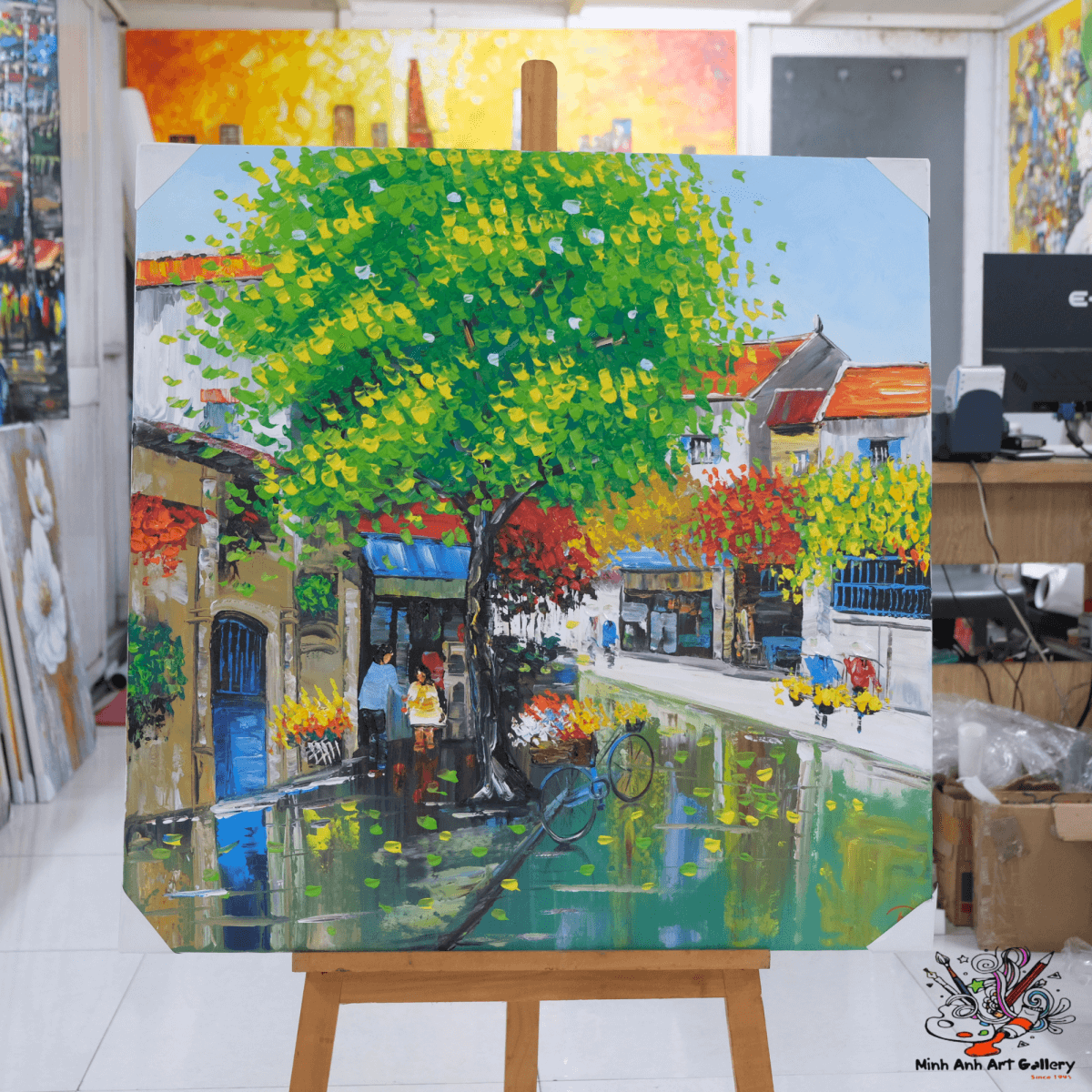 Vietnam village painting