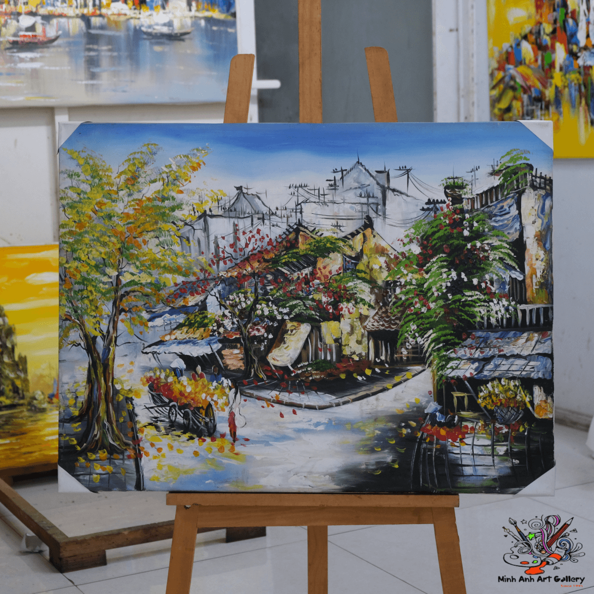 Vietnam village painting