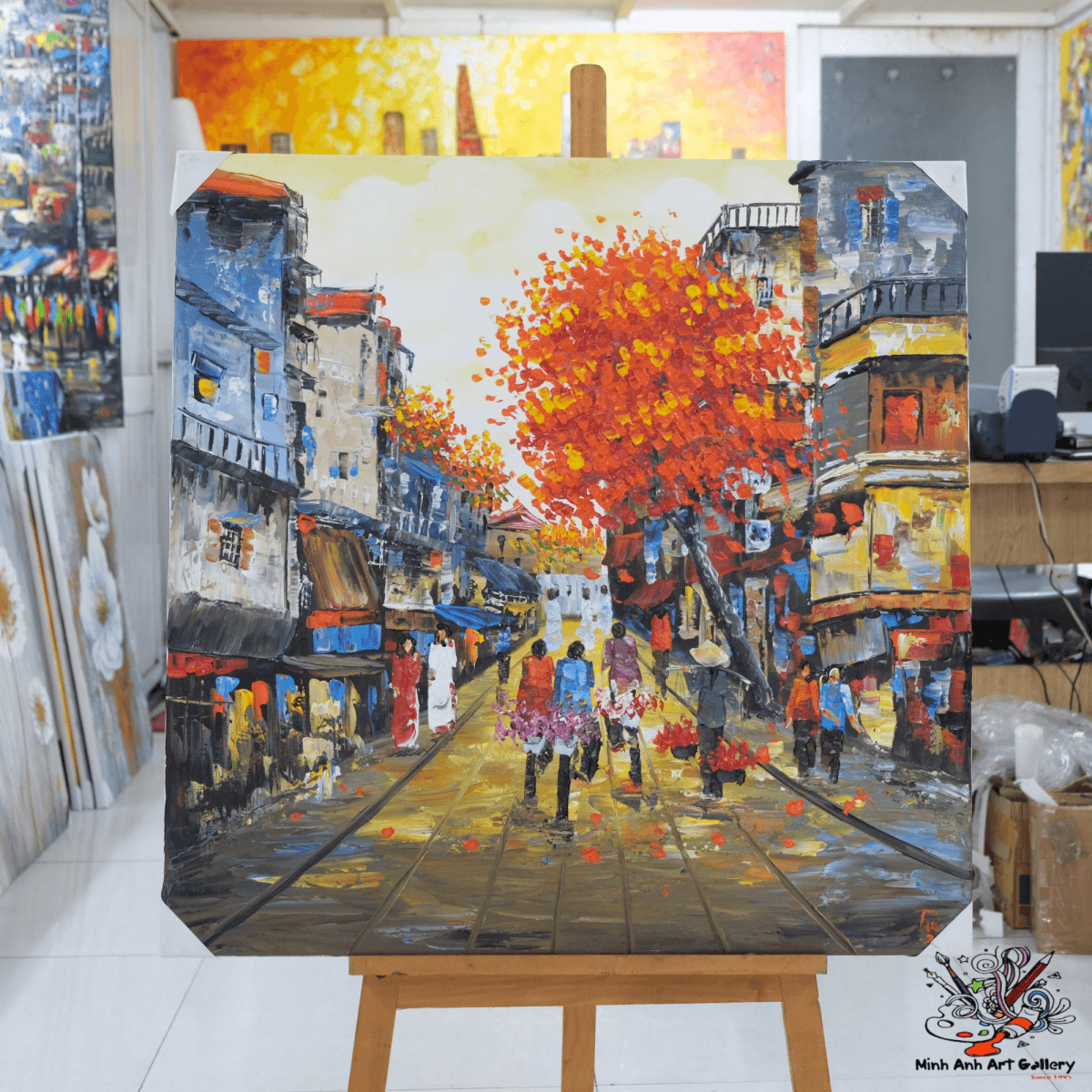 Vietnam village painting