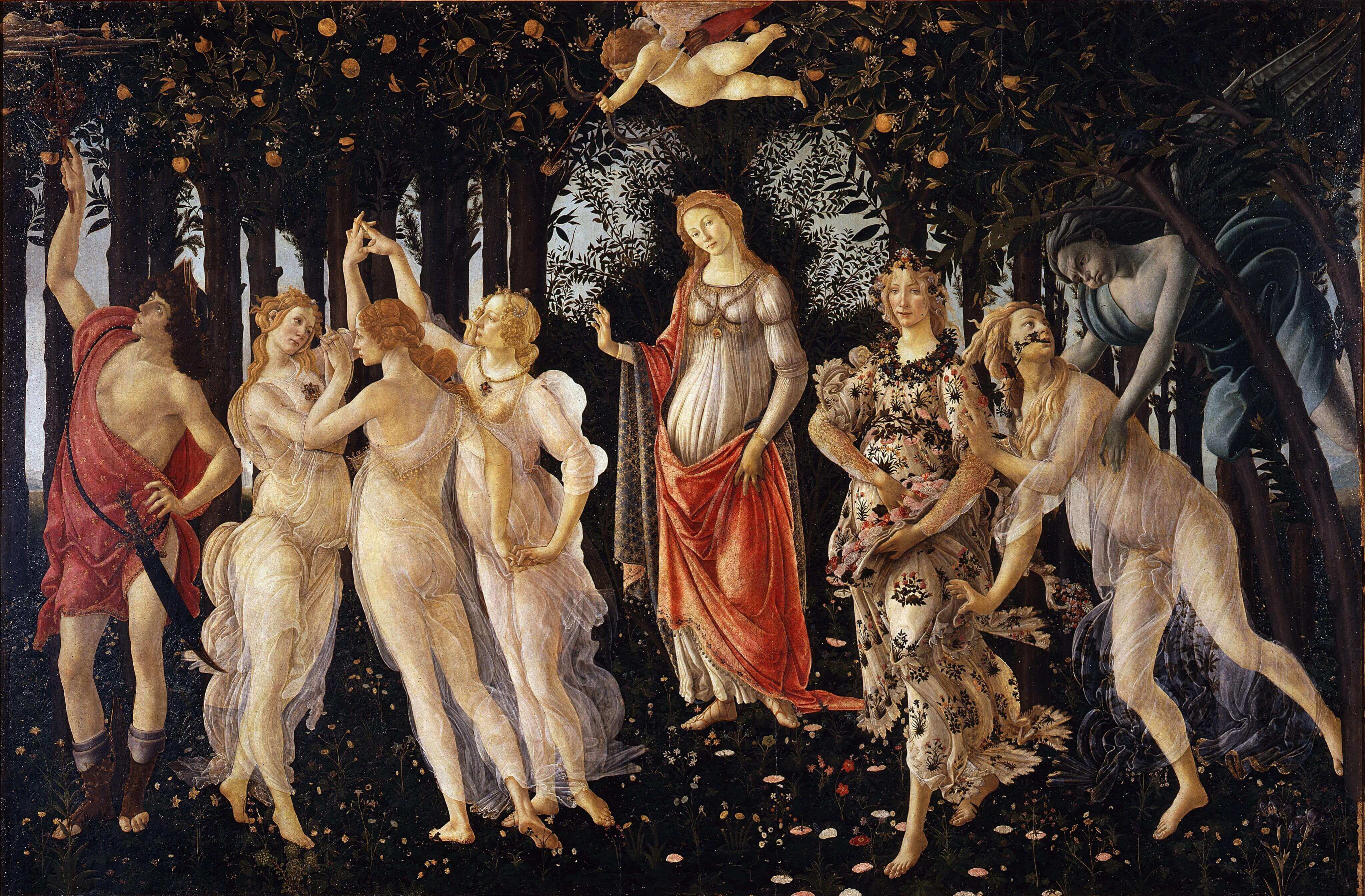 Allegory Of Spring La Primavera - Botticelli