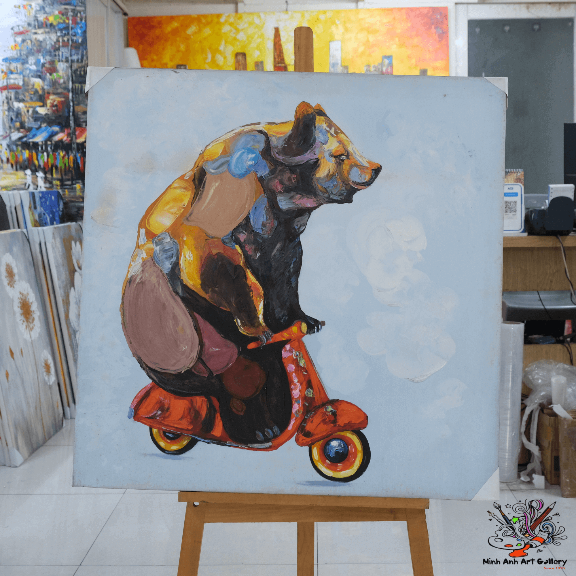 Bear painting