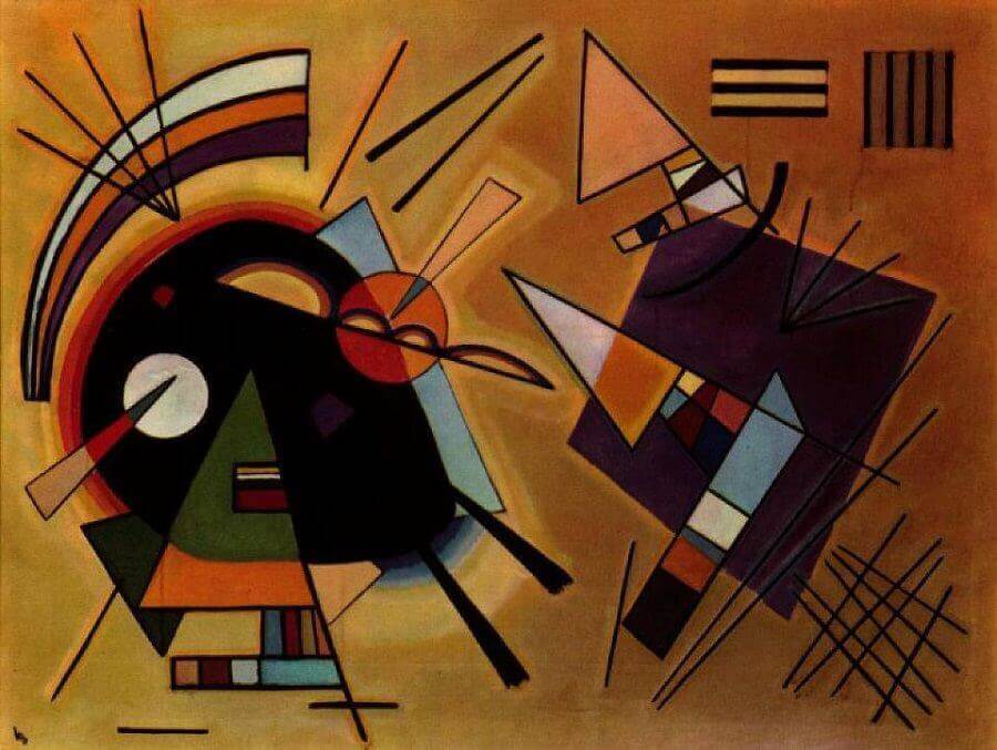 Kandinsky Đen và Tím