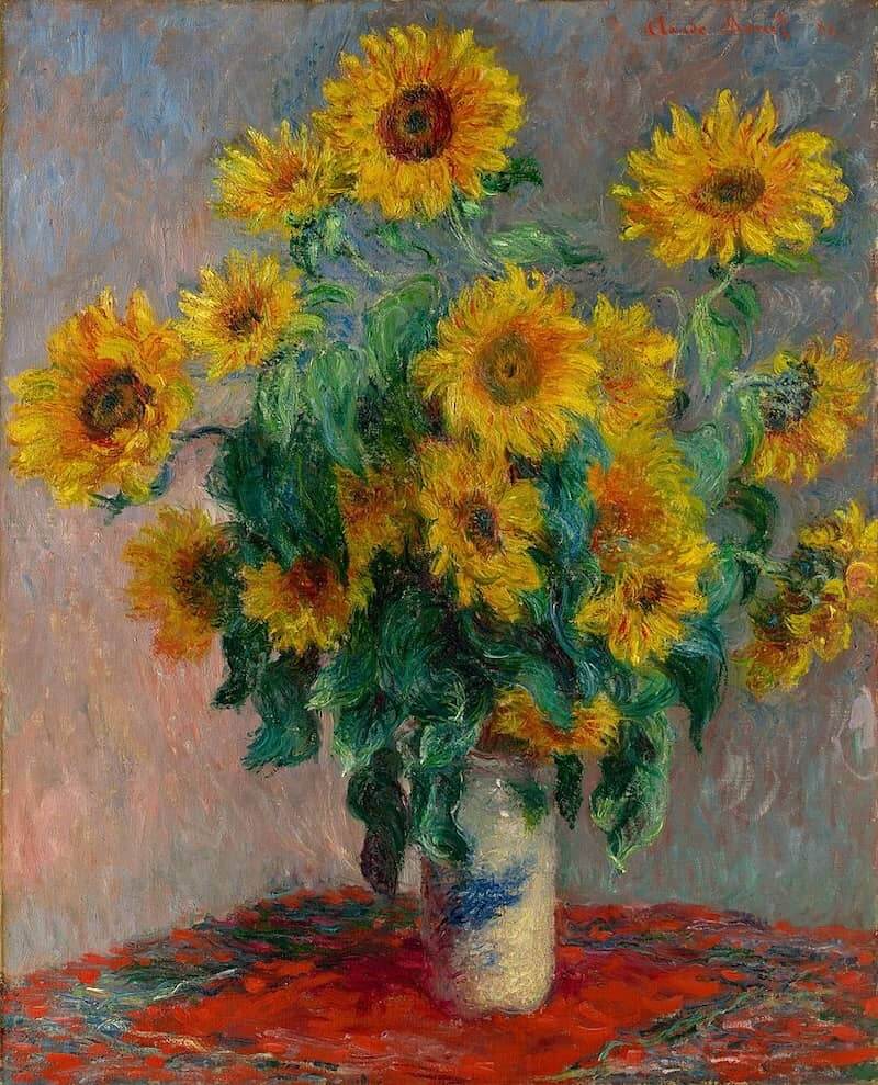 Bouquet of Sunflowers - Monet