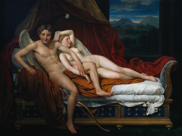 Cupid and Psyche 1817 - Jacques Louis David