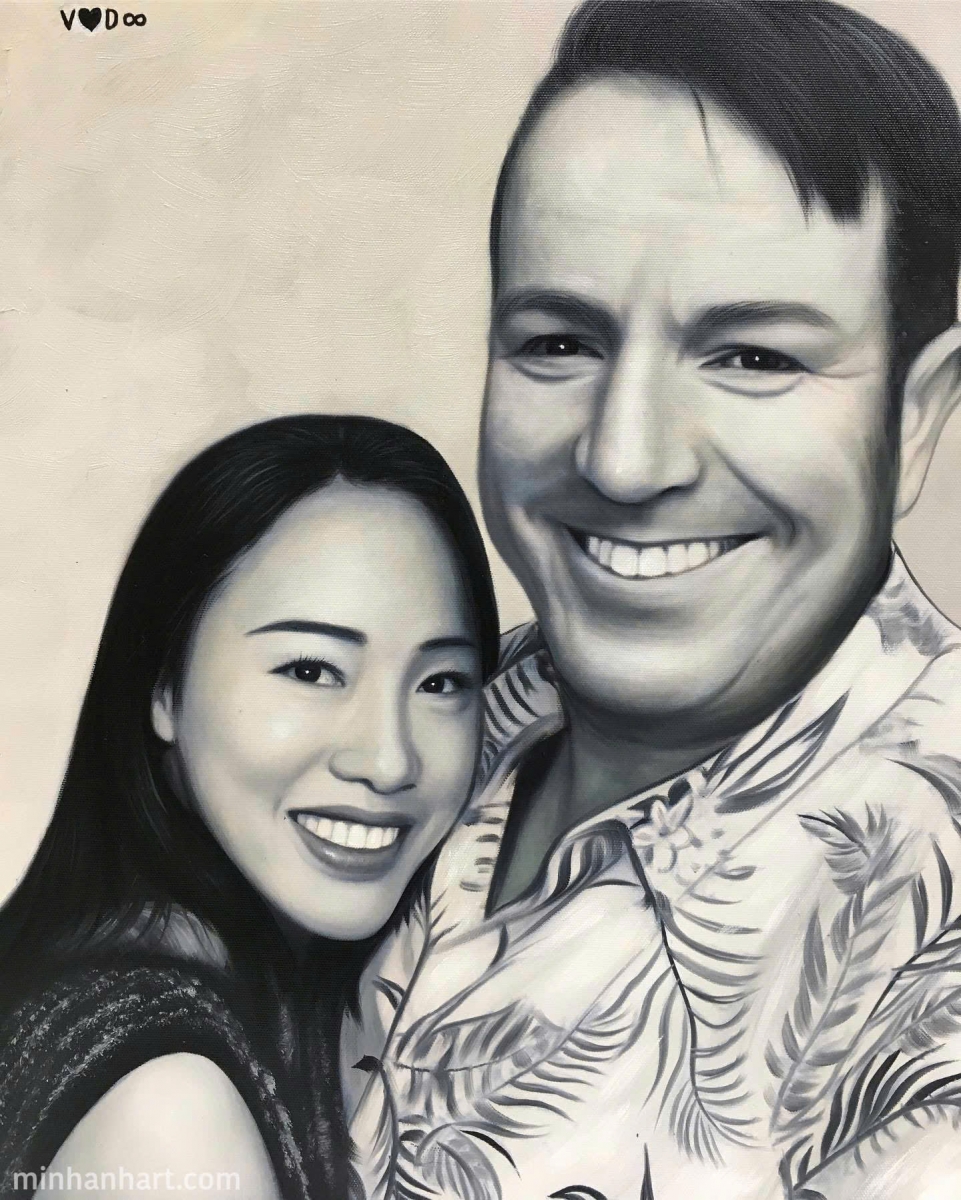 Custom Couple Portrait – A Unique Way to Celebrate Love