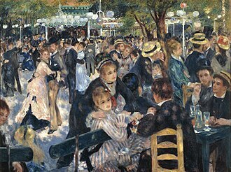 Dance At The Moulin De La Galette - Renoir
