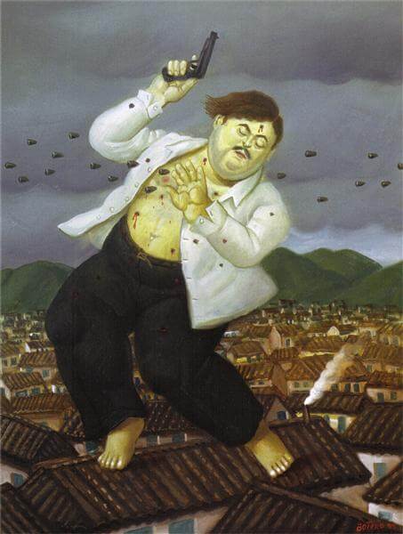 Death of Pablo Escobar - Botero