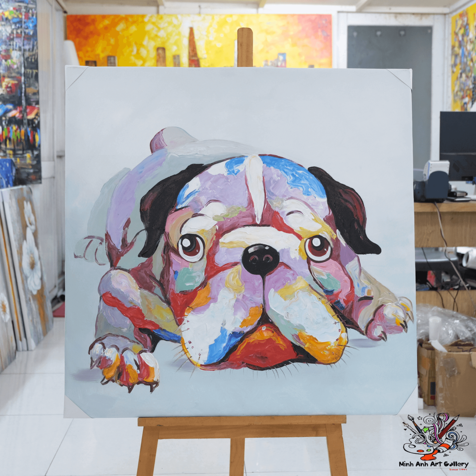 Dog painting