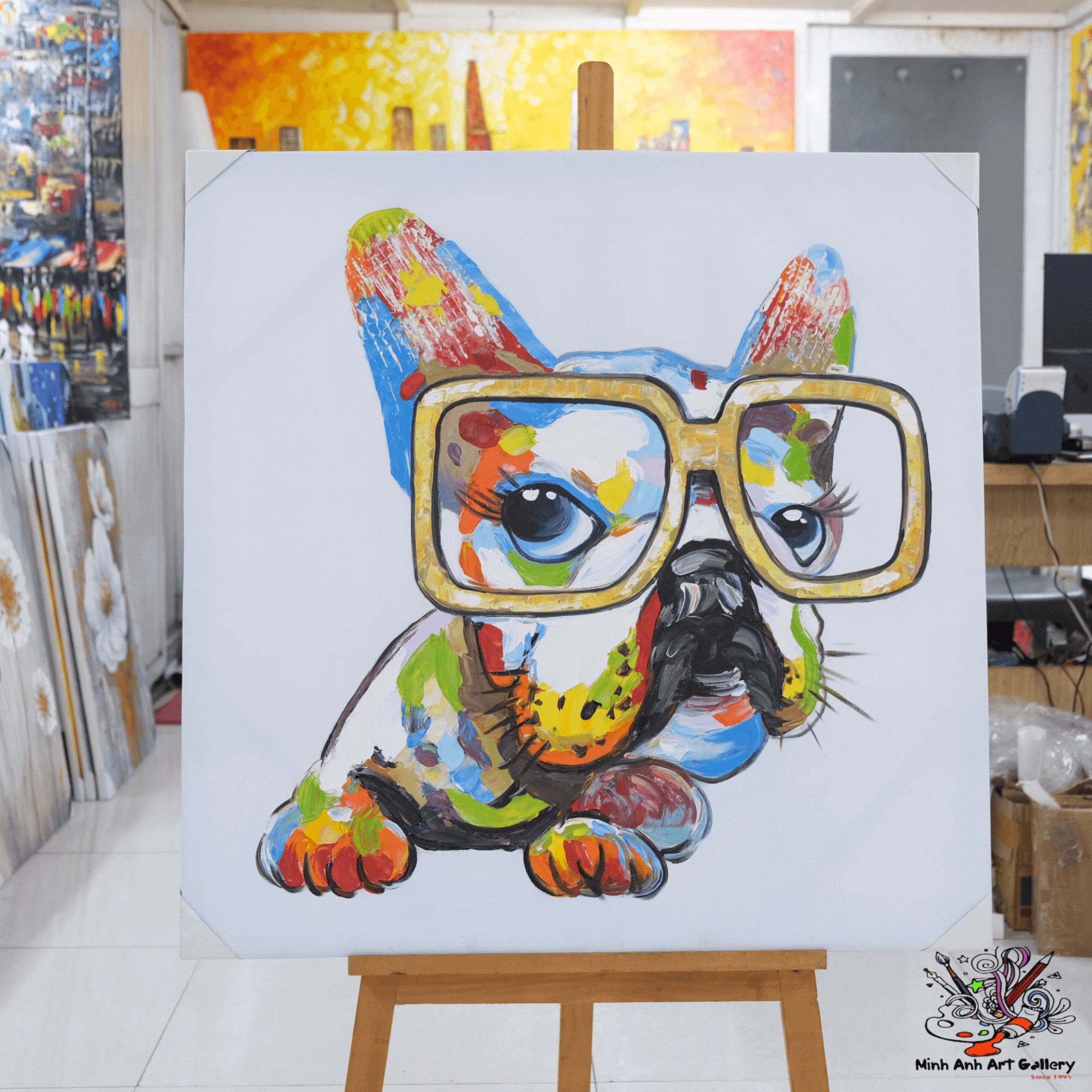 Dog painting