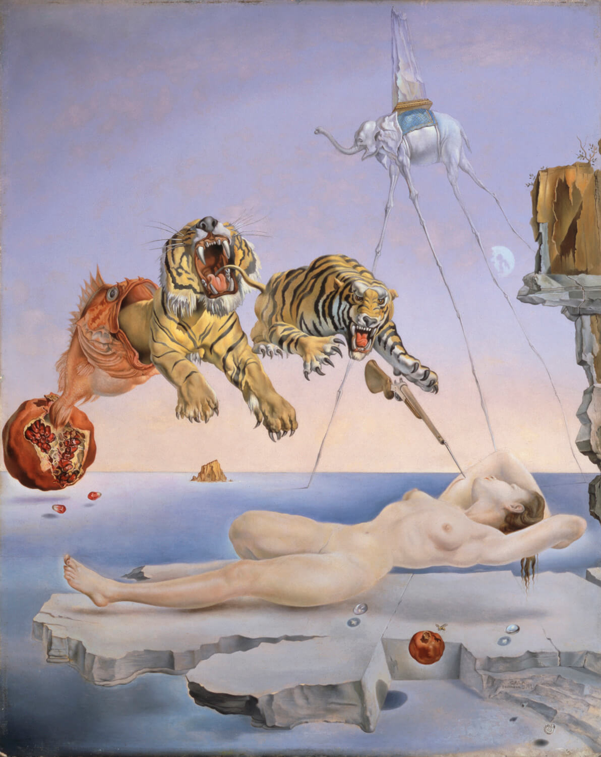 Dream Caused by the Flight of a Bee - Dali