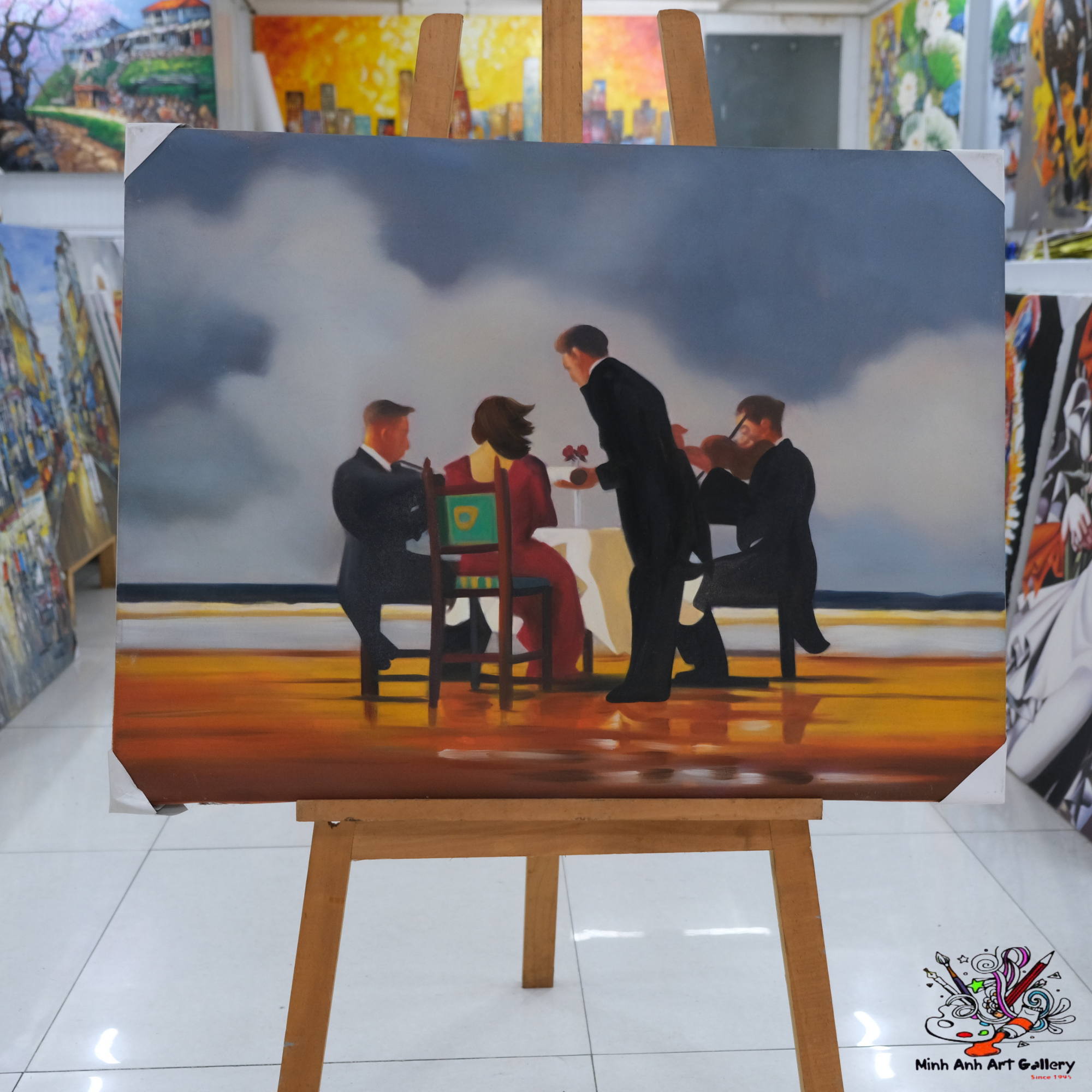 Elegy for a Dead Admiral by Jack Vettriano reproduction