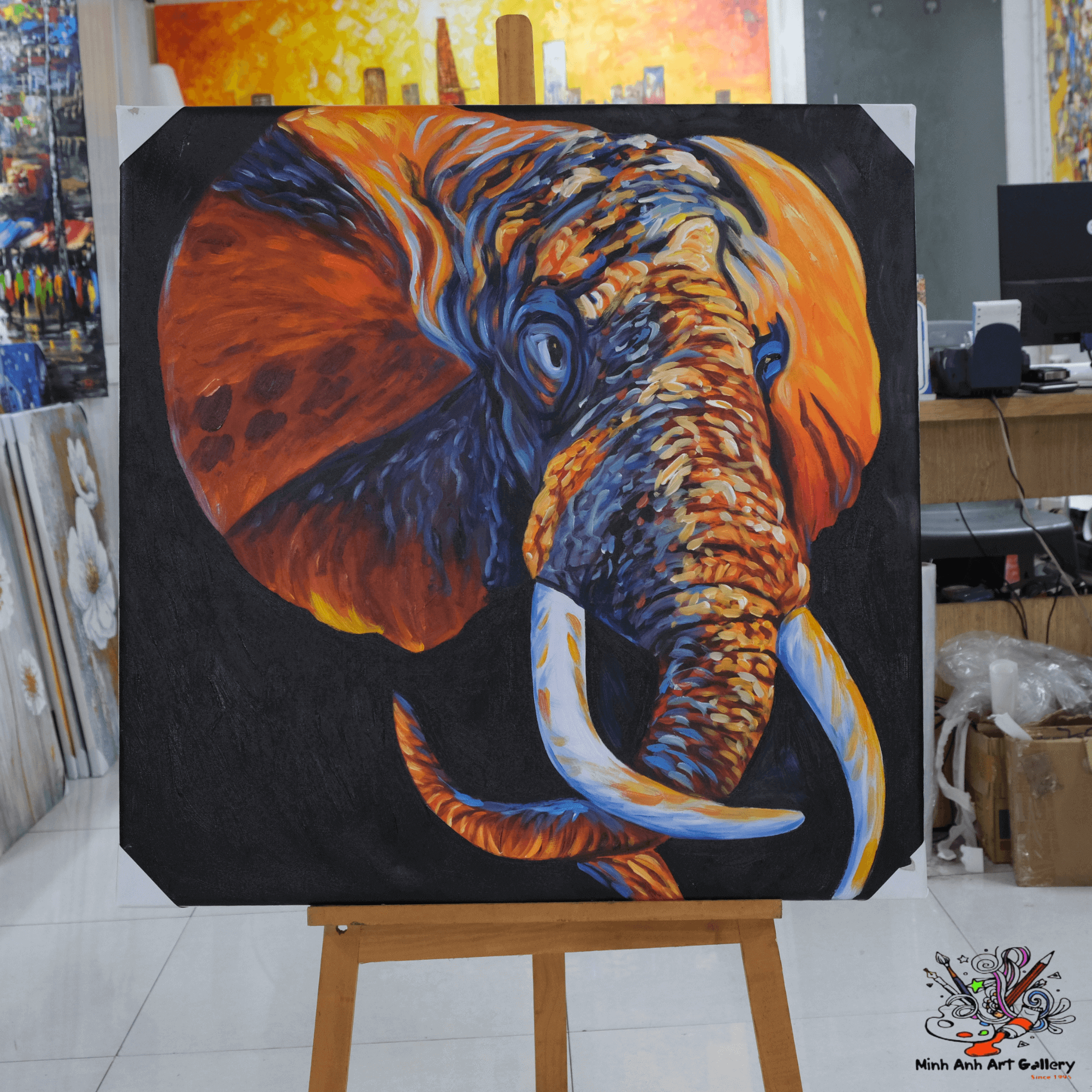elephant painting