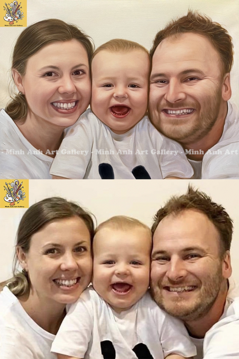 Family Portrait – Cherishing a Joyful Moment Together