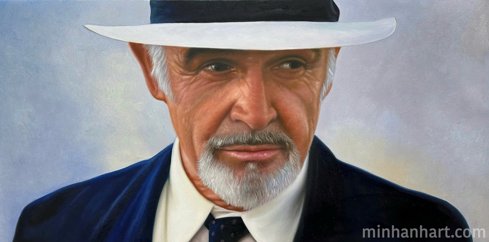 Gentleman Portrait in Fedora – A Masterpiece of Style, Strength, and Sophistication
