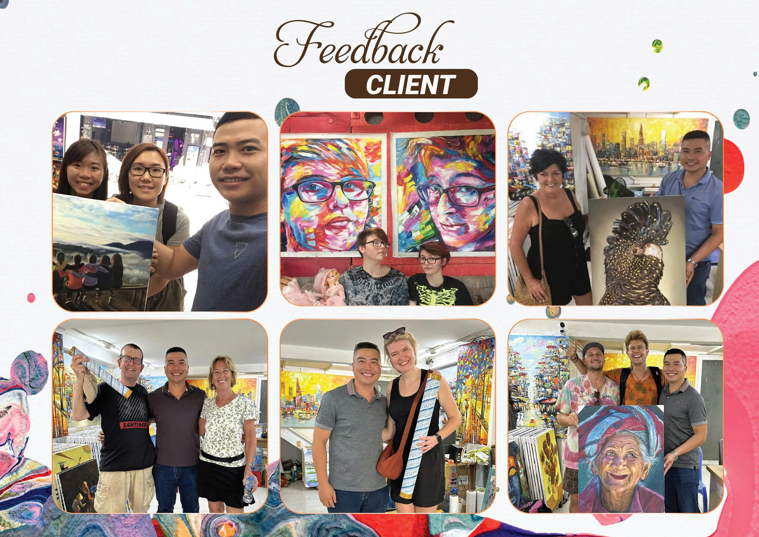 Hand Painted Reproductions and Customized Art