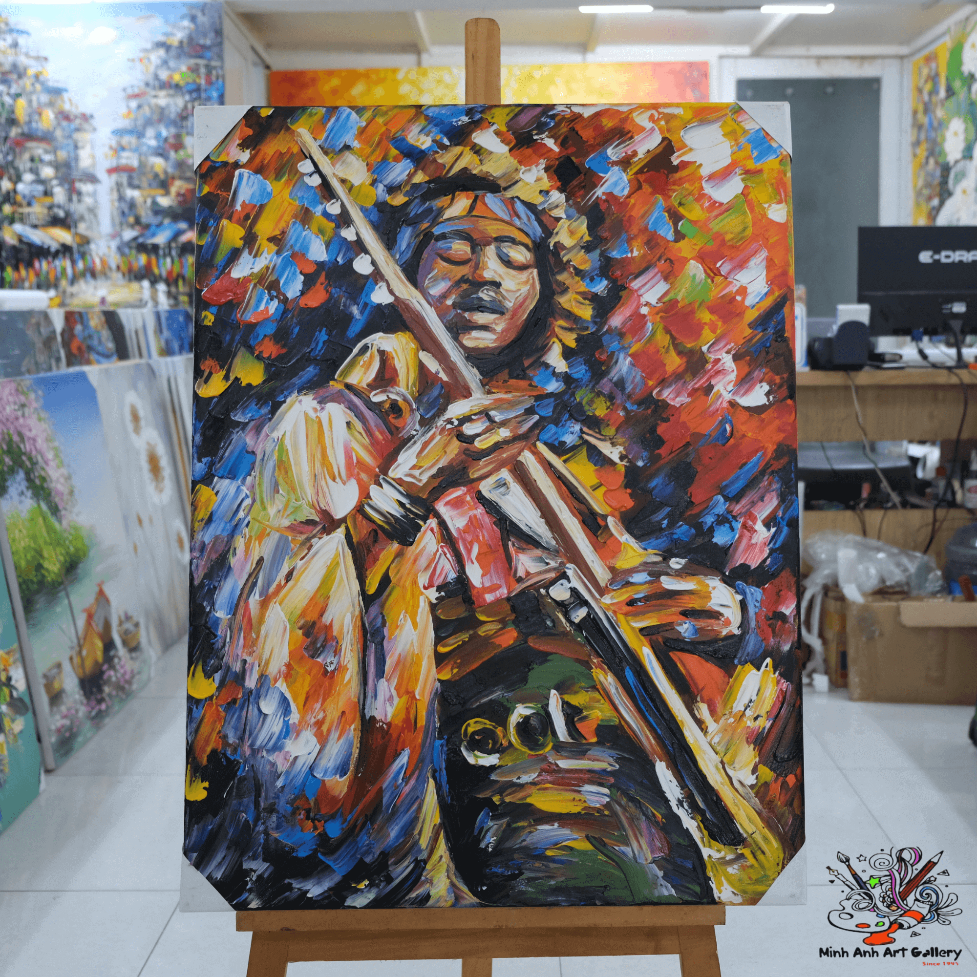 Jimi Hendrix painting
