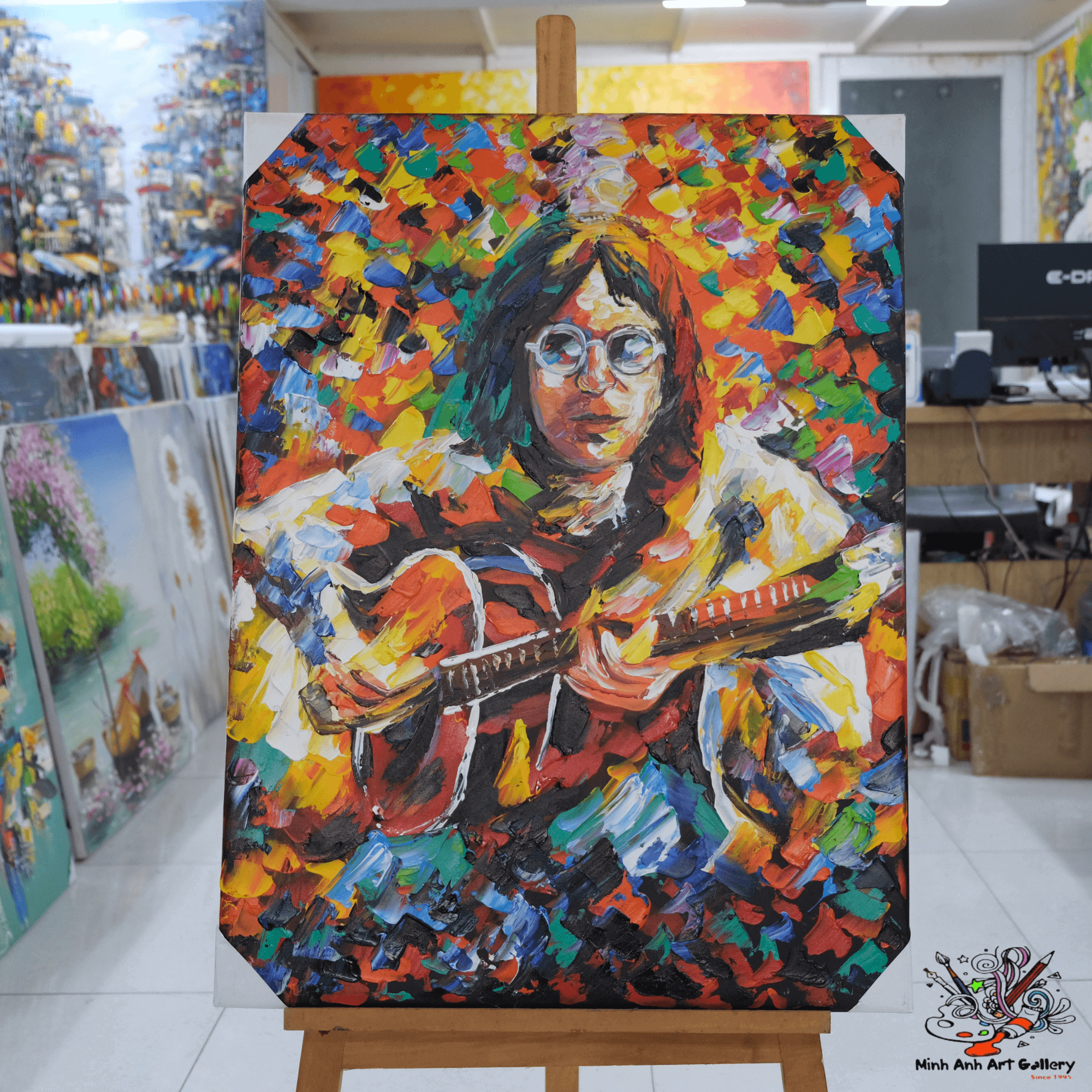 John Lennon painting