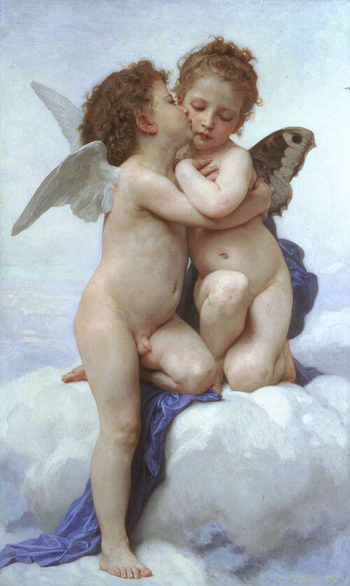 L_Amour et Psyché, enfants - William Adolphe Bouguereau