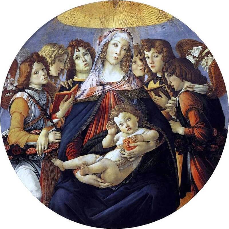 Madonna of the Pomegranate - Botticelli