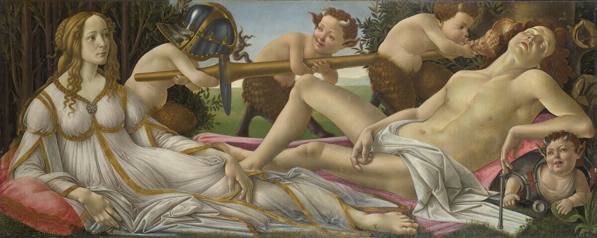 Mars and Venus - Botticelli