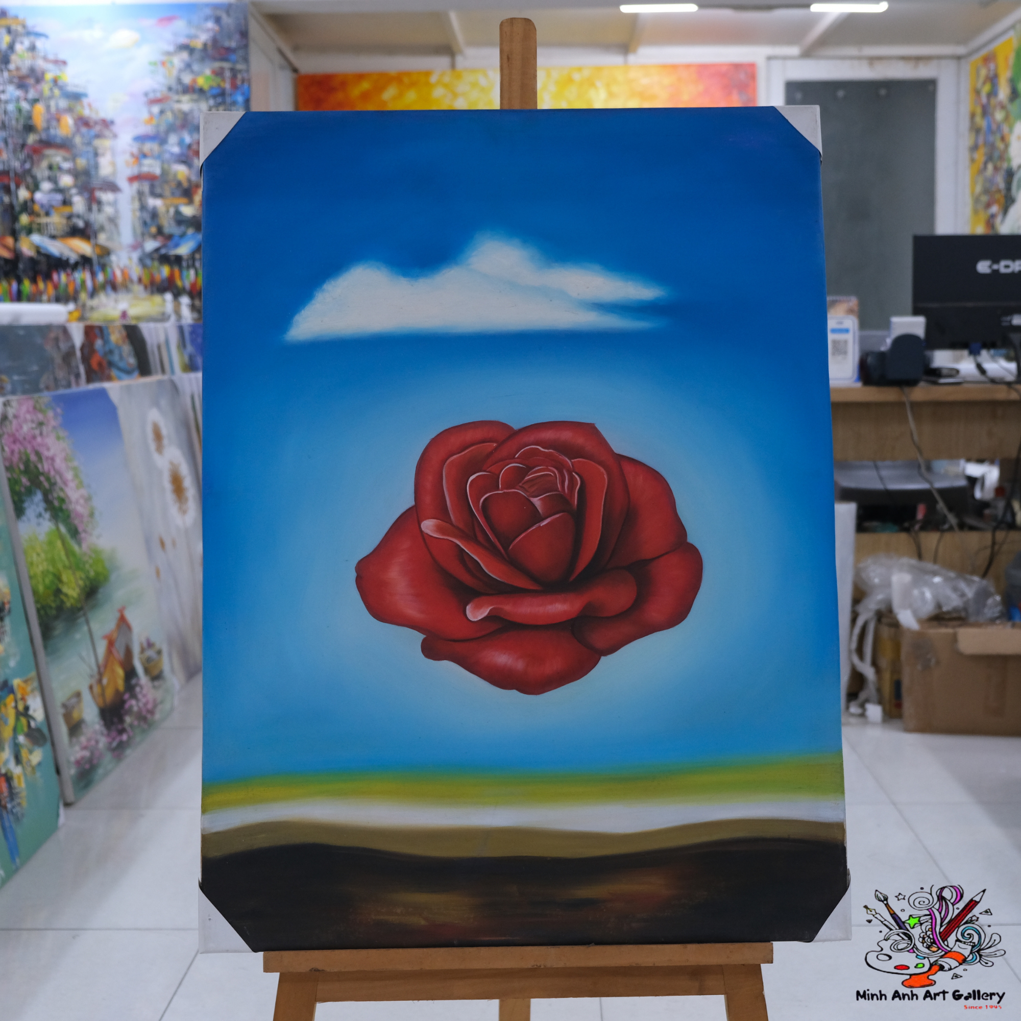 Meditative Rose by Salvador Dali