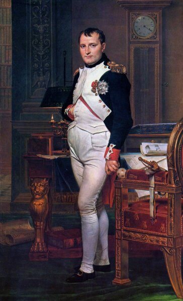 Napoleon in his Study 1812 - Jacques Louis David
