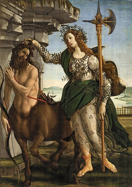 Pallas and the Centaur - Botticelli