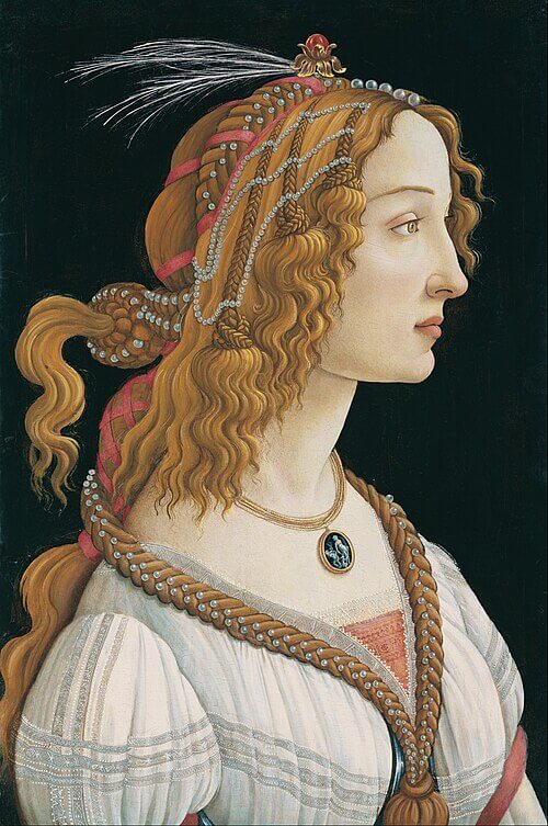 Chân dung một phụ nữ trẻ Botticelli