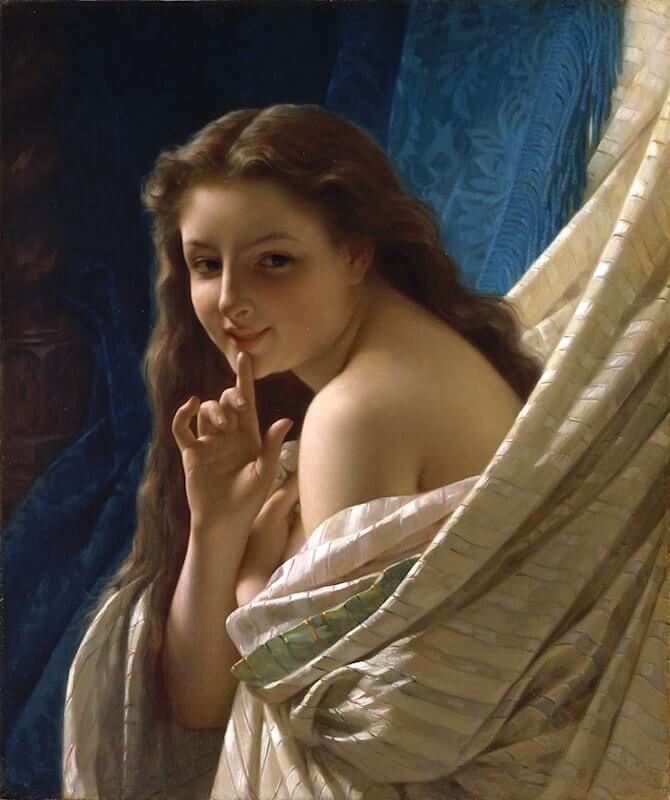 Portrait of a Young Woman - Pierre Auguste Cot