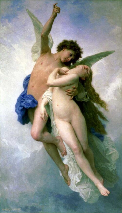 Psyche and Cupid - William Adolphe Bouguereau