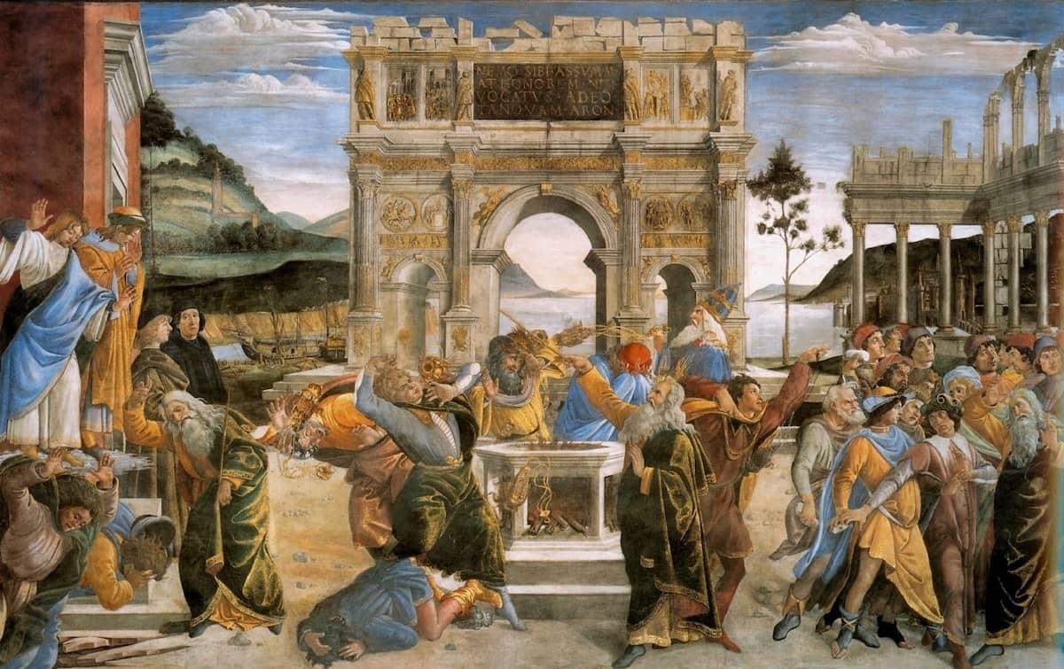 Punishment of the Rebels - Botticelli