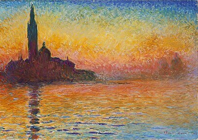 San Giorgio Maggiore At Dusk - Claude_Monet