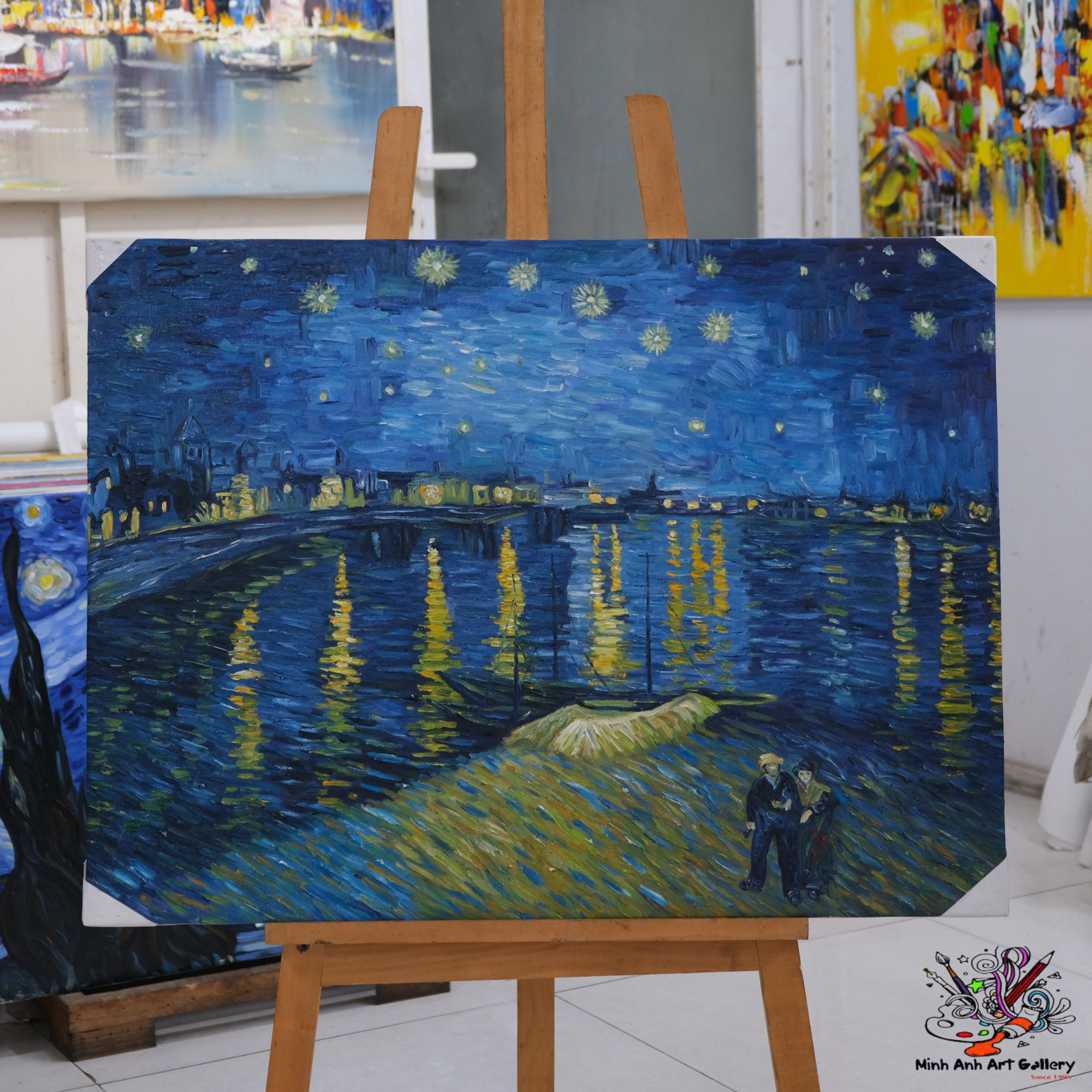 Starry Night over the Rhone by Van Gogh
