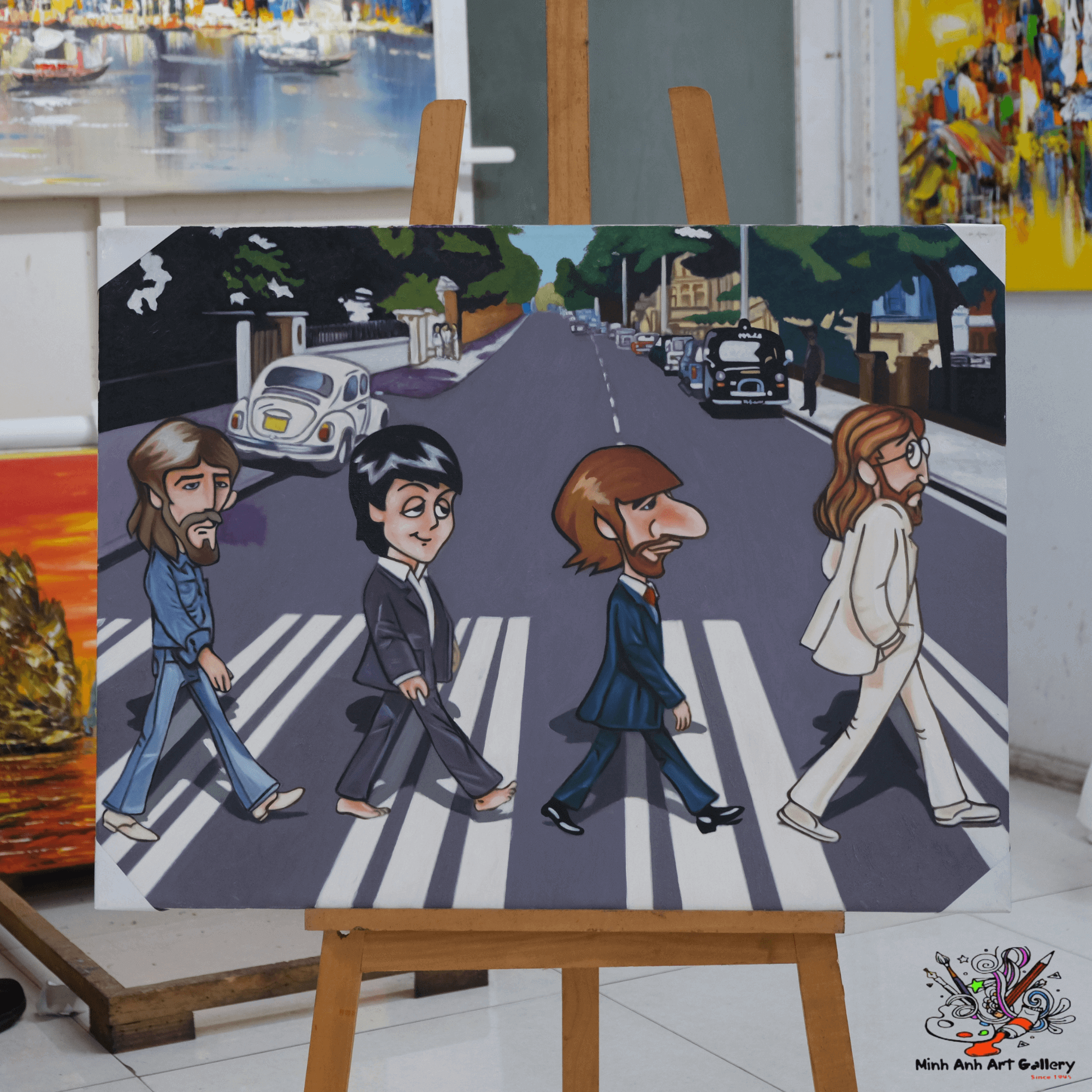 The Beatles painting