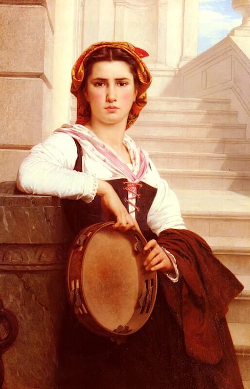 Cô gái Bohemian Pierre Auguste Cot