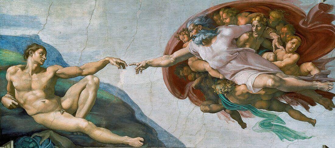 The Creation of Adam - Michelangelo