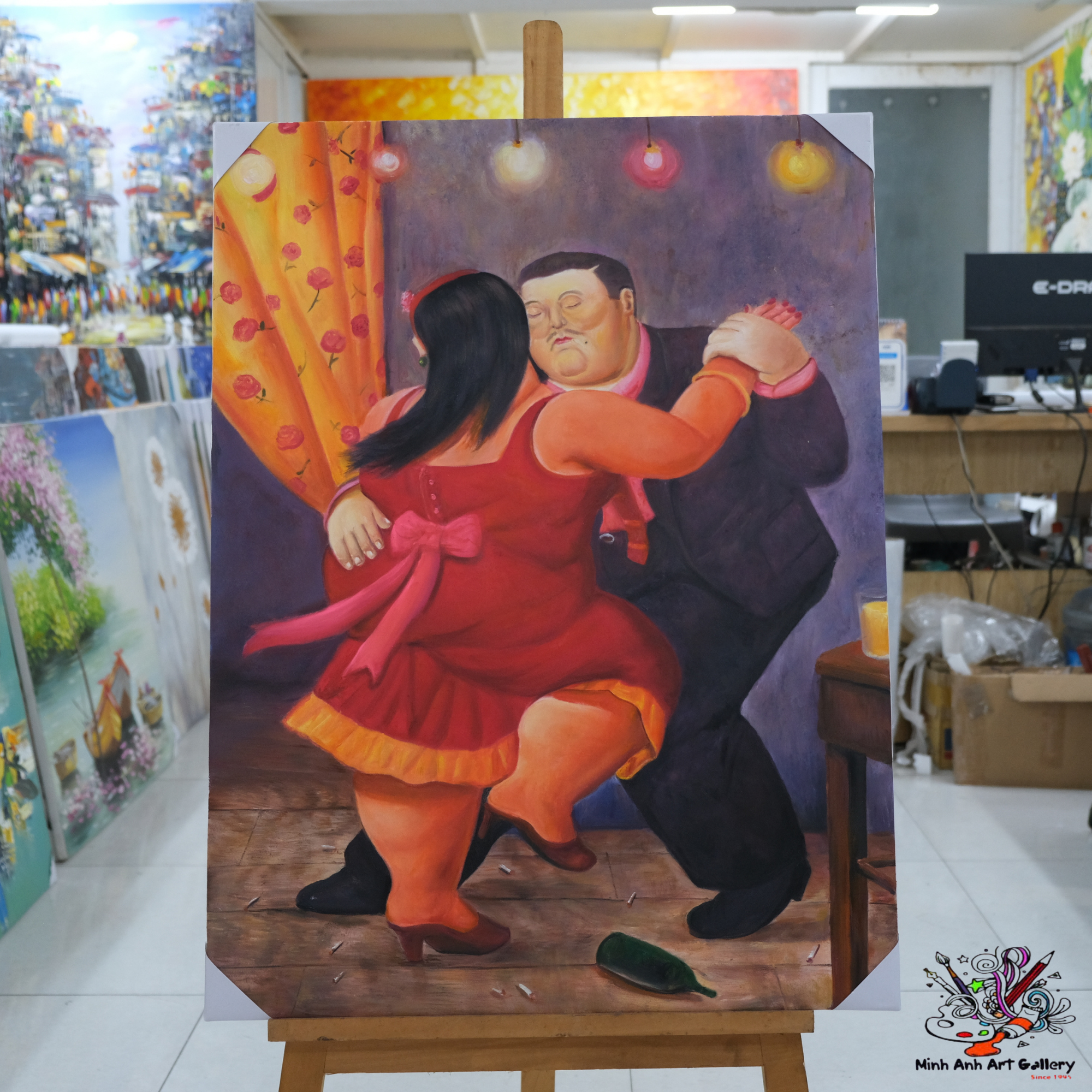 The Dancers by Fernando Botero