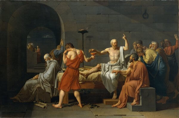 The Death of Socrates - Jacques Louis David