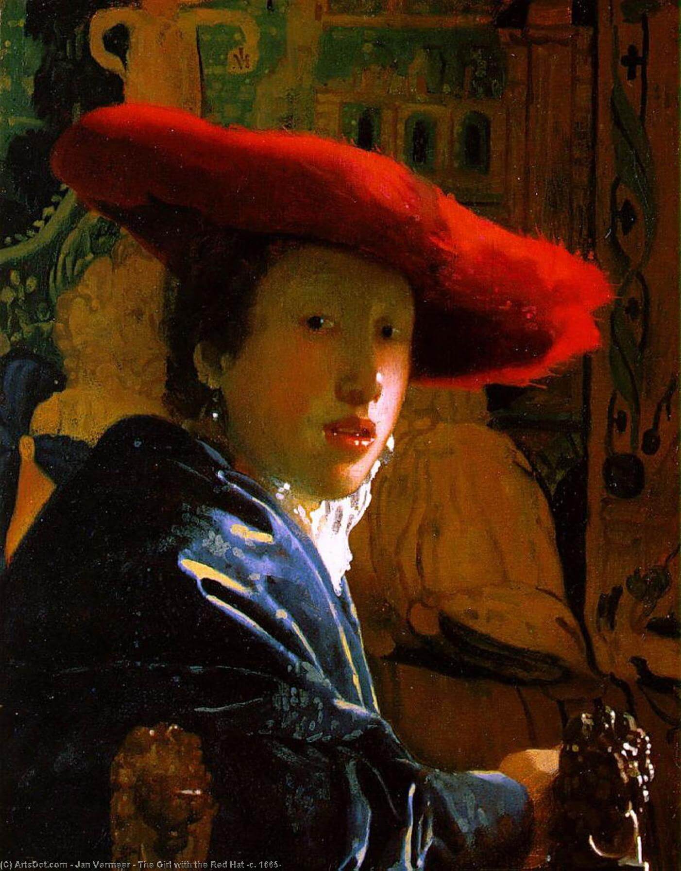 The Girl with The Red Hat - Vermeer