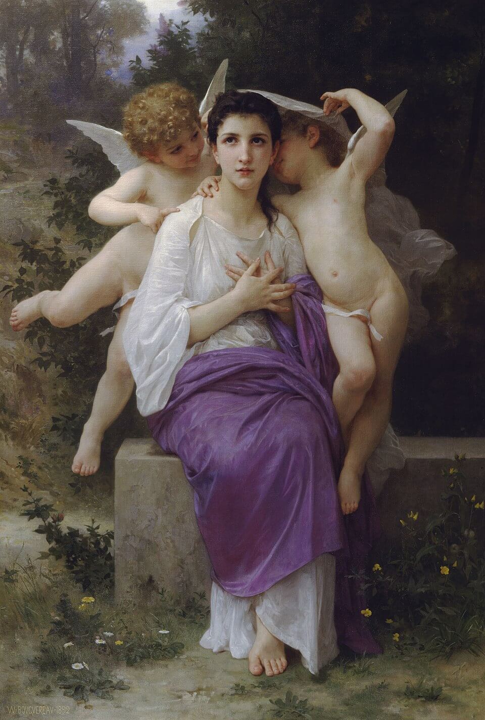 The Heart_s Awakening - William Adolphe Bouguereau