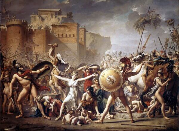 The Intervention of the Sabine Women - Jacques Louis David